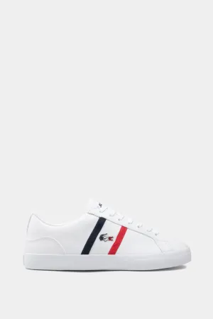 Lacoste - Lerond Tricolore Leather And Synthetic Trainers