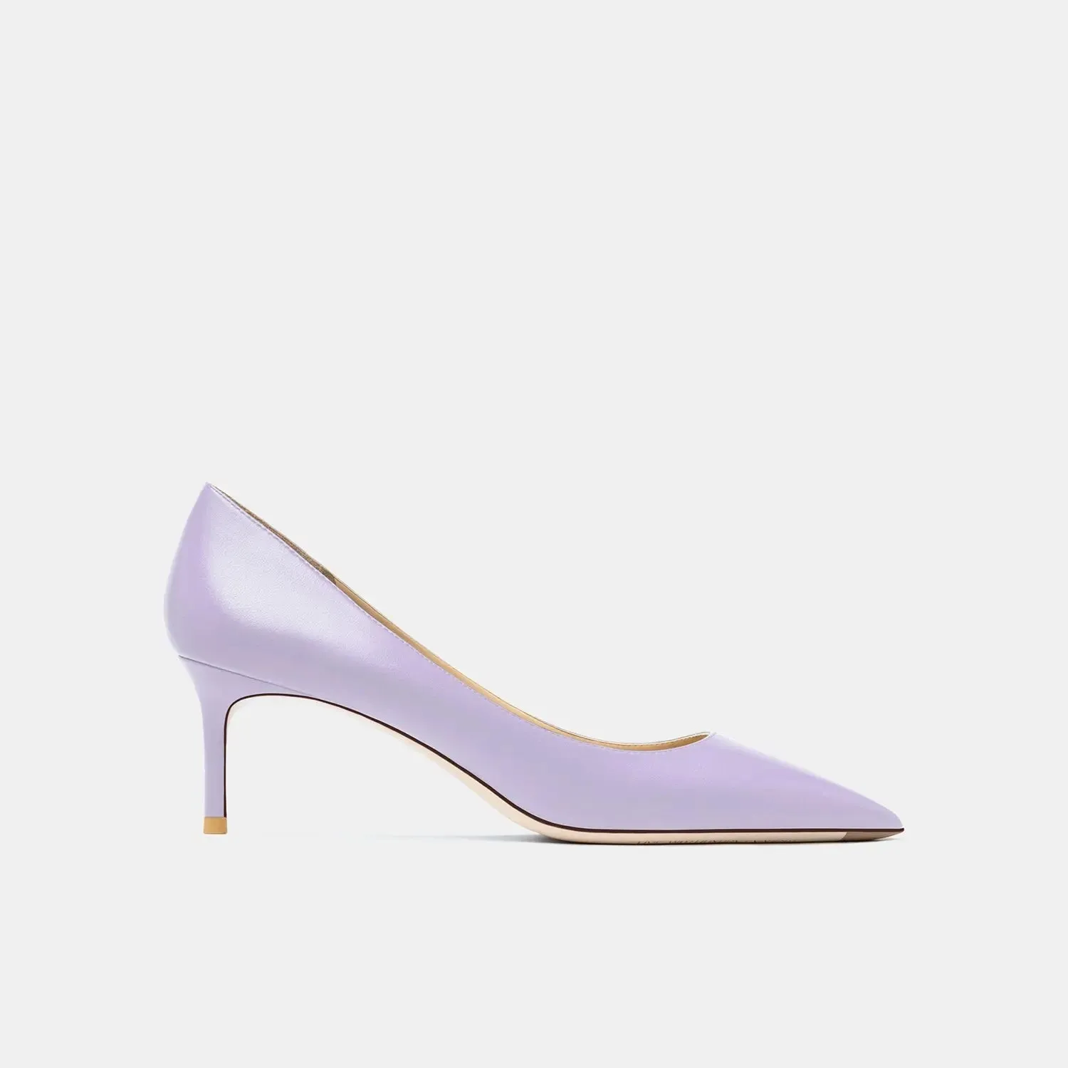 Lady Victoria Lilac Kitten Heels