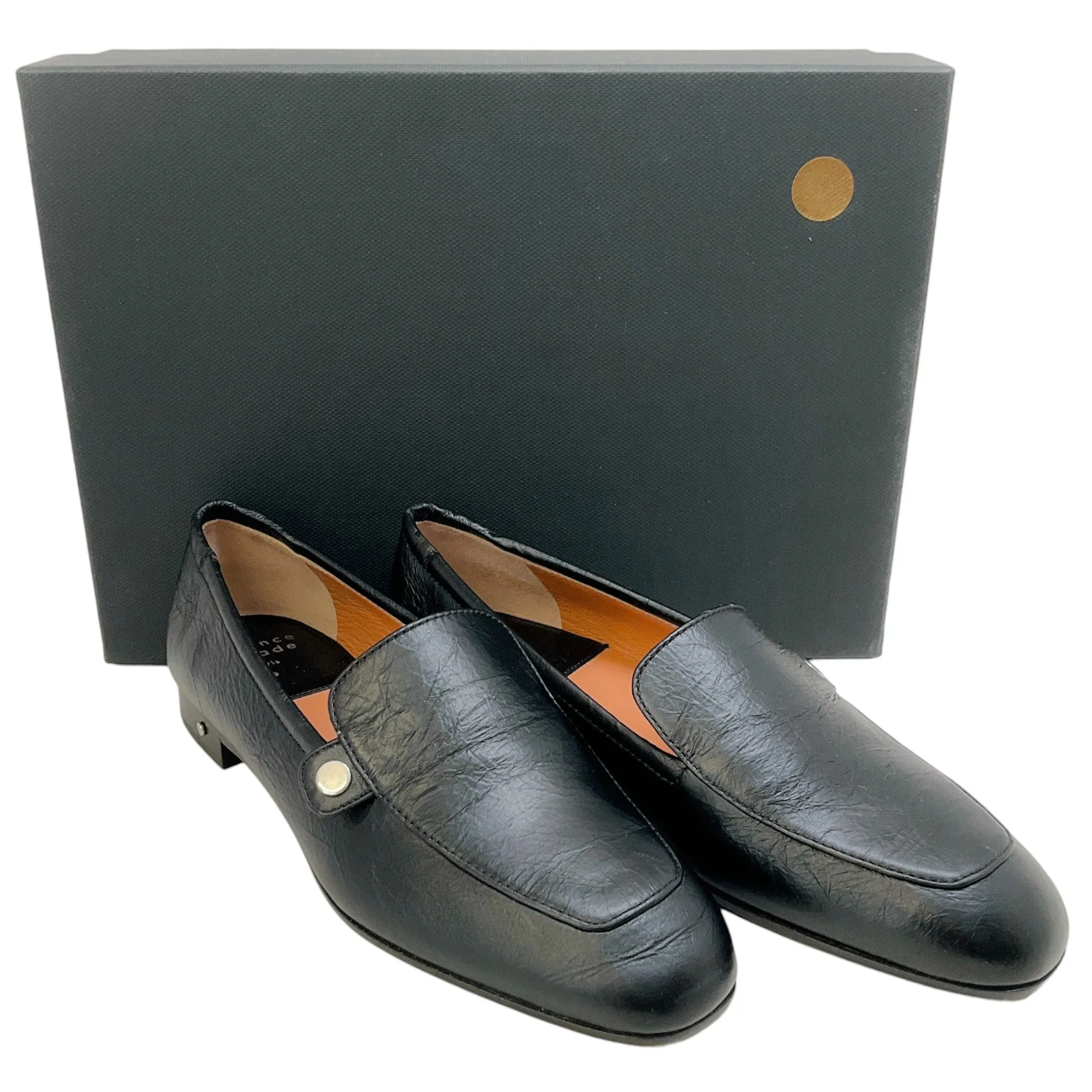 Laurence Dacade Black Leather Angie Loafers