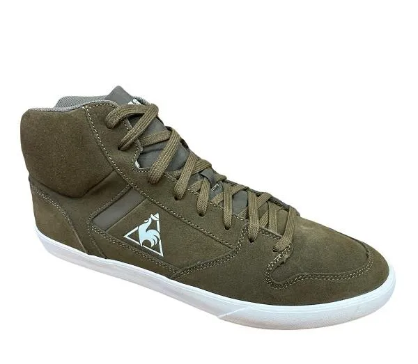 Le Coq Sportif scarpa sneakers da uomo Peletiere Mid Suede 1421798 verde oliva