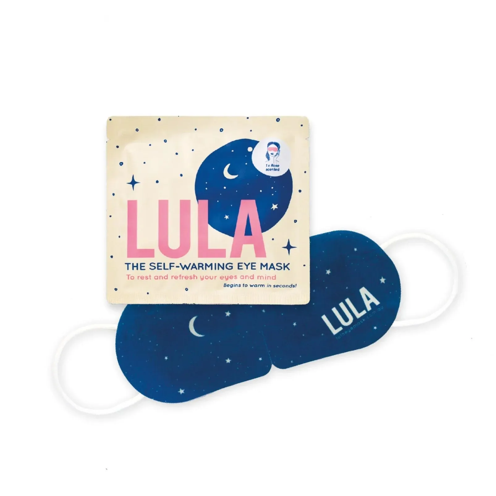 Lula Self Warming Eye Mask - Rose