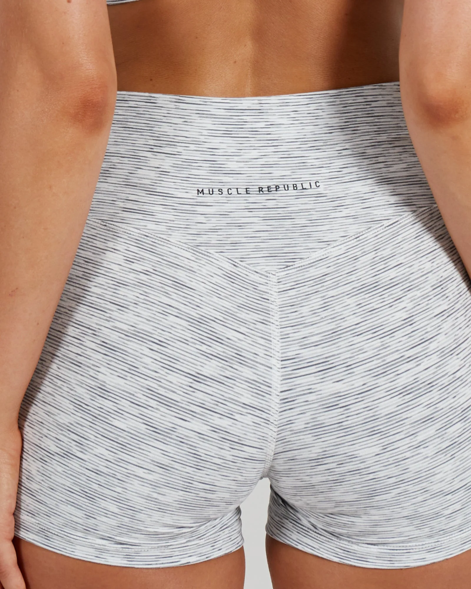 LUXE MINI SHORTS - ARCTIC GREY