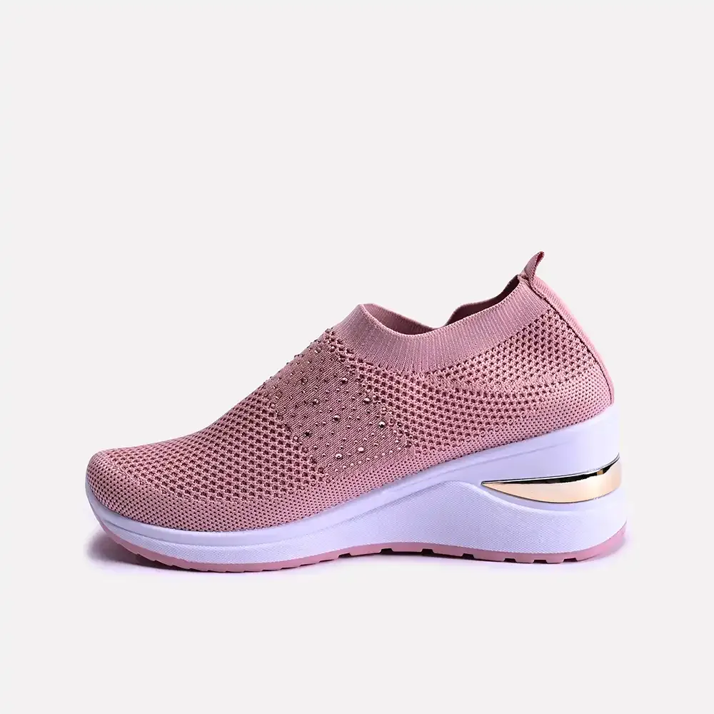 Lydia Pink Heel Sneakers 0440681