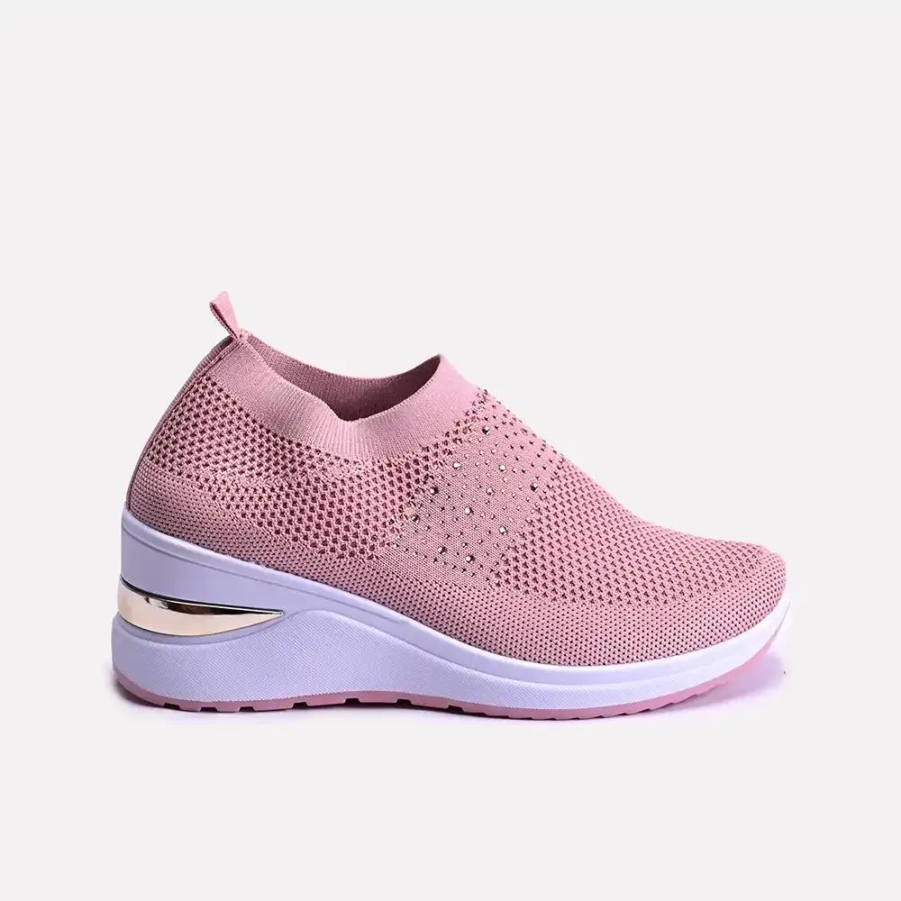 Lydia Pink Heel Sneakers 0440681