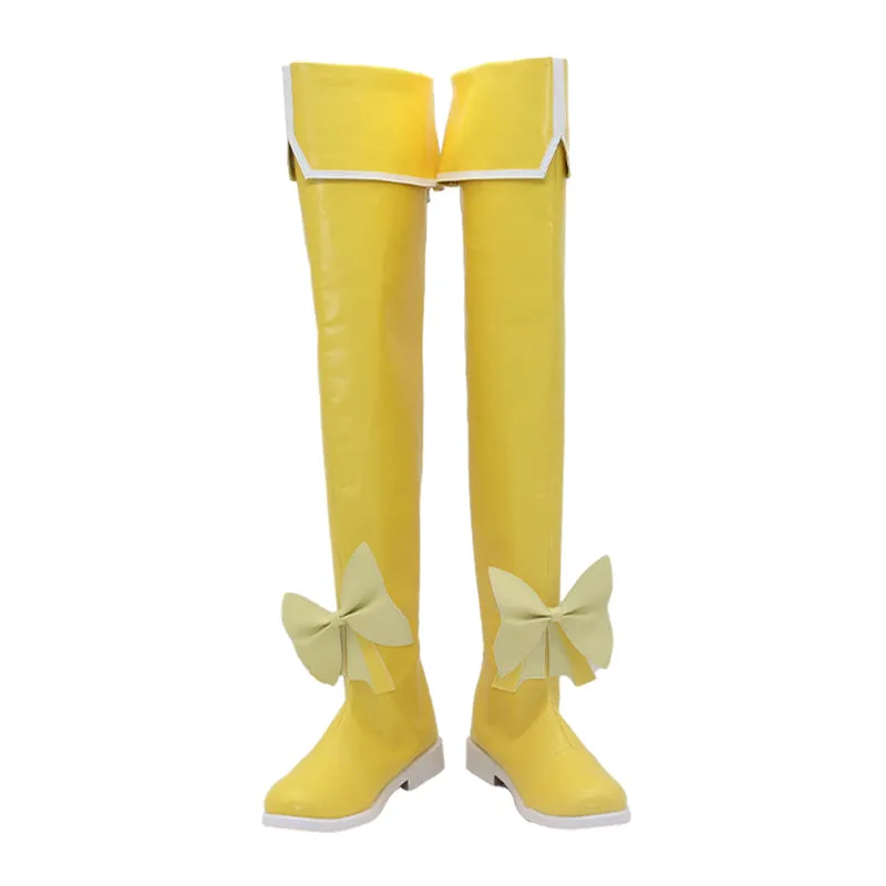 Mahou Shoujo ni Akogarete Gushing over Magical Girls Looking Up To Magical Girls Tenkawa Kaoruko Magia Sulfur Shoes Cosplay Boots