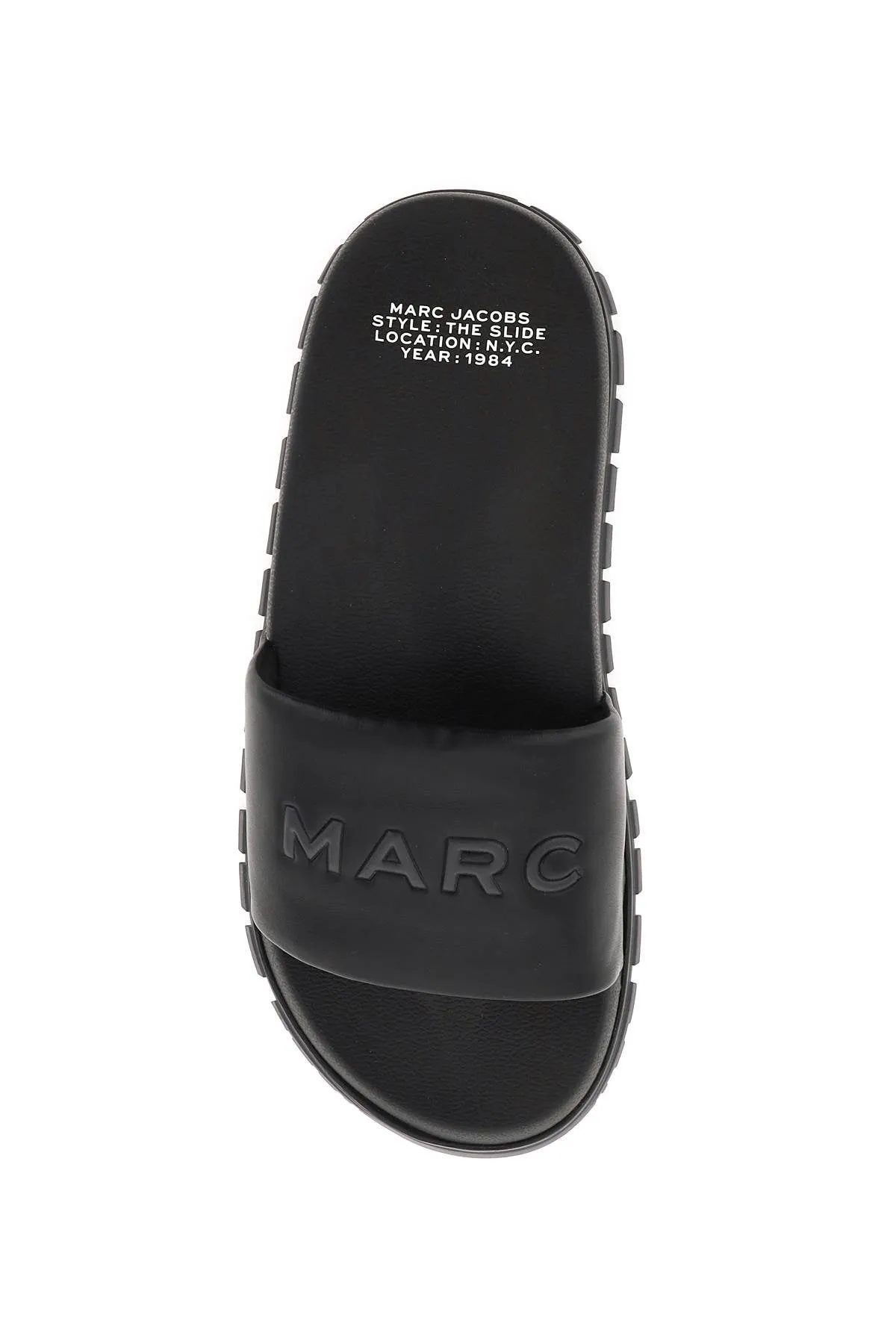 Marc jacobs leather slides