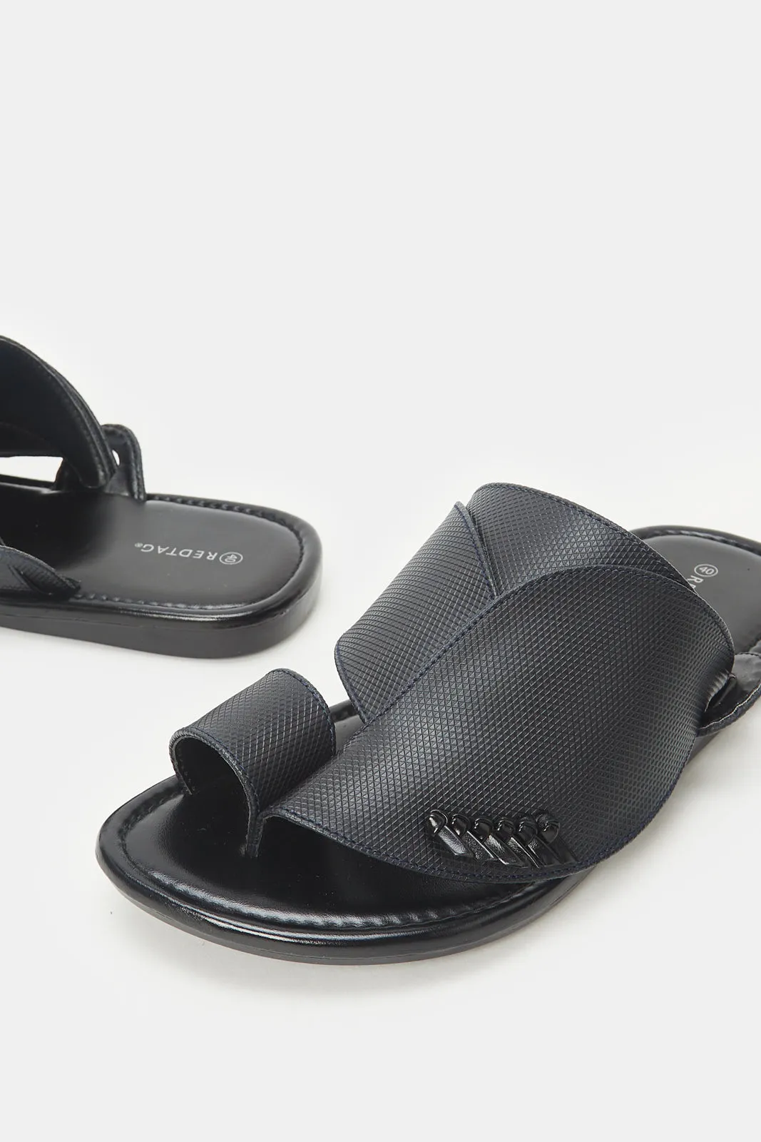 Men Navy Sharqi Traditional Sandals