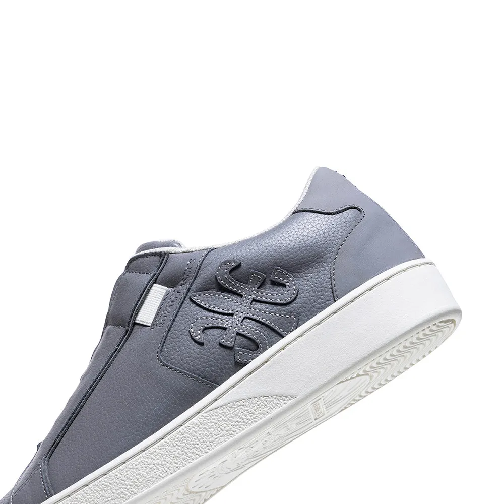 Men's Adelaide Gray Leather Sneakers 02623-888