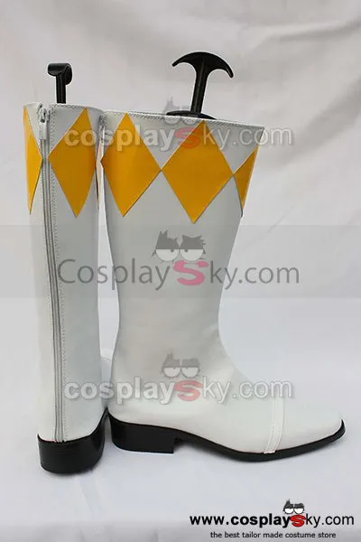 Mighty Morphin Power Rangers Boy Tiger Ranger Cosplay Boots Shoes