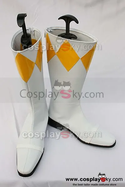 Mighty Morphin Power Rangers Boy Tiger Ranger Cosplay Boots Shoes