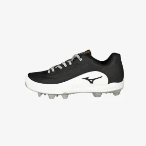 Mizuno Ambition 3 TPU Adult Baseball/Softball Cleat-Black/White-9