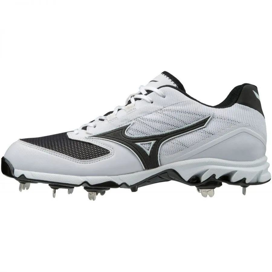 Mizuno Mens 9-Spike Dominant IC Low Metal Baseball Cleats