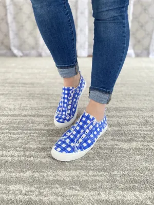 My Blue Gingham Babalu Shoes