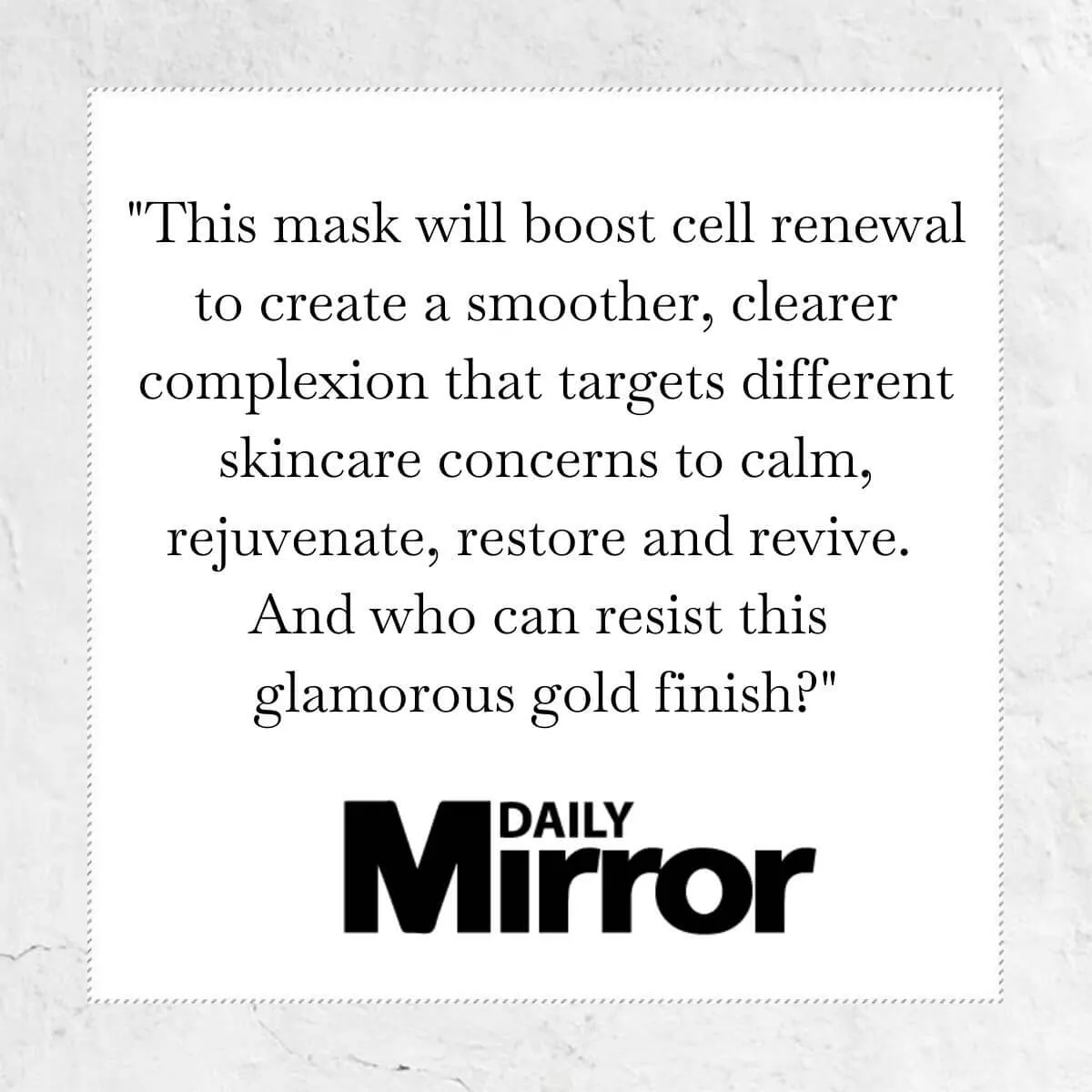 MZ Skin Light Therapy Golden Treatment Mask