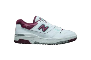 New Balance 550 Burgundy Cyan