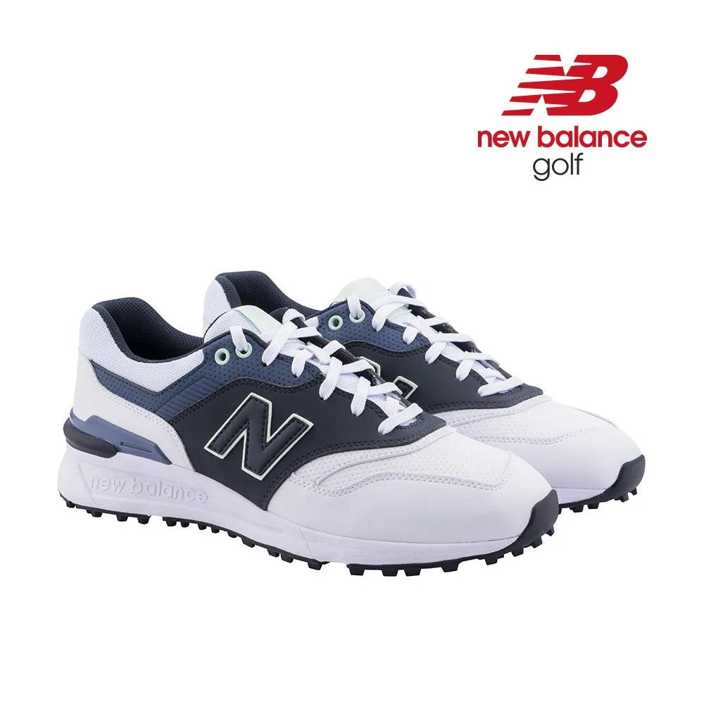 New Balance Mens 997 SL Golf Shoes - Spikeless - Navy/White - All Sizes