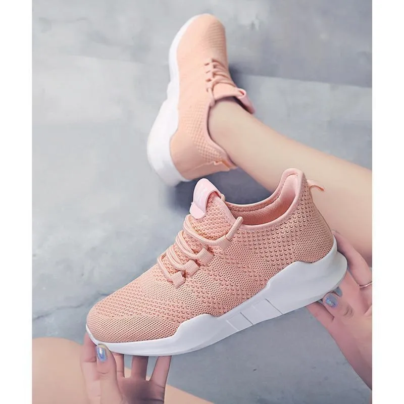 New fashion sports and leisure flying shoes for women