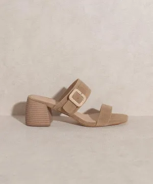 Nicole Buckle Block Heel