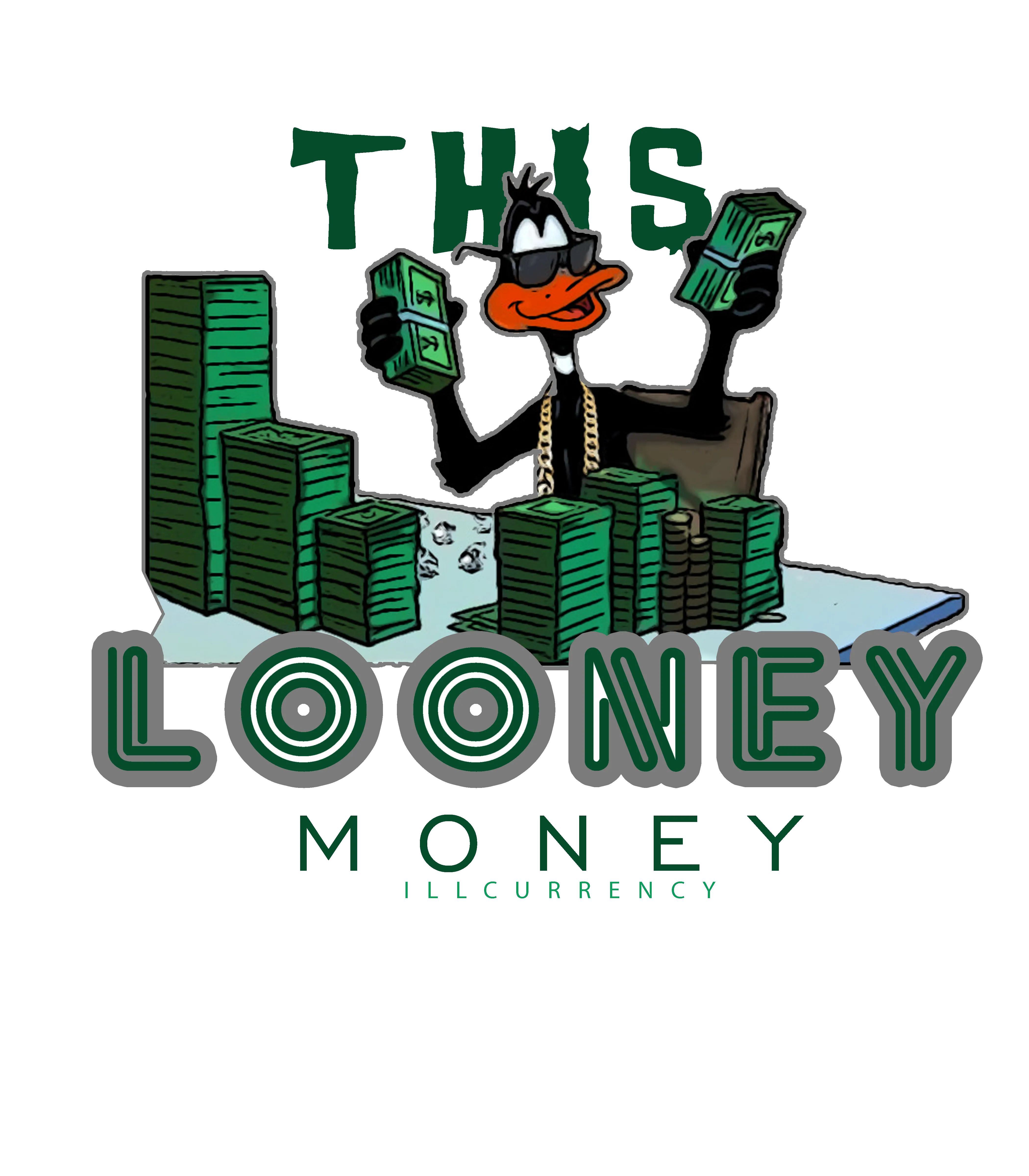 Nike Air Force 1 low “four horsemen” | illcurrency White T-Shirt (Looney Money)