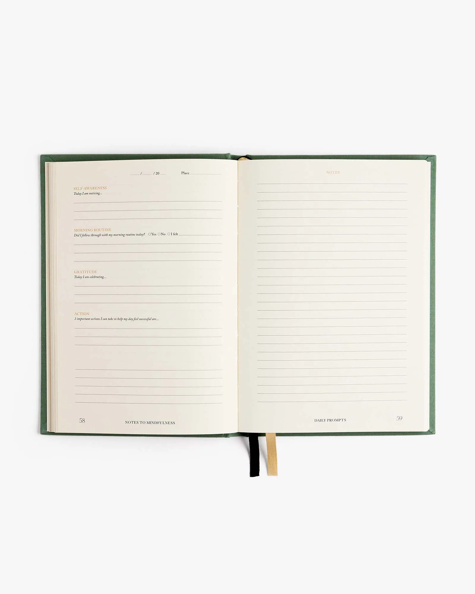 Notes to Mindfulness Journal - Sage - Sage