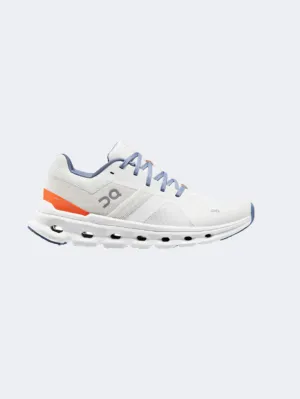 On Cloudrunner Women Running Shoes White/Flame