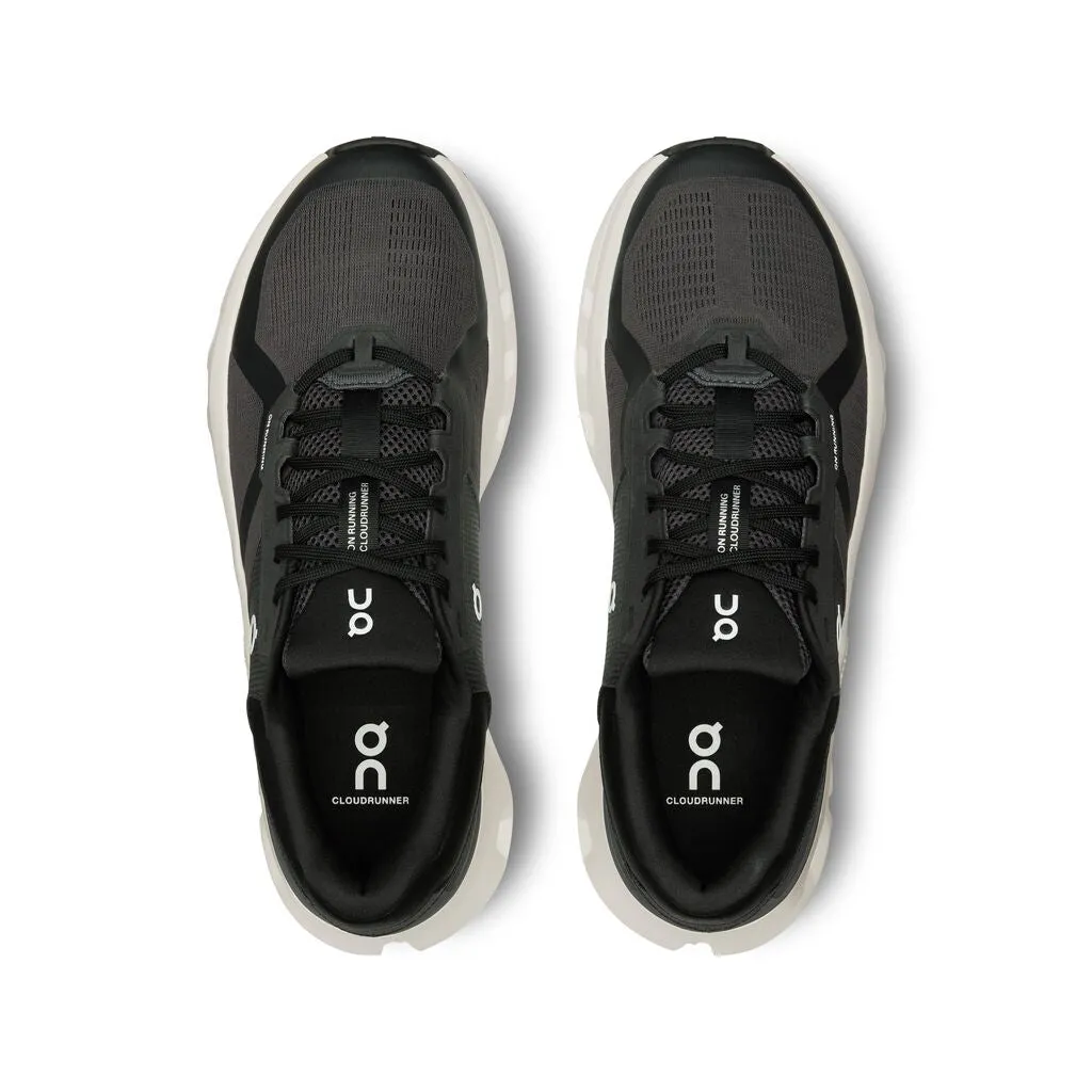 On Men's Cloudrunner 2 Running Shoes Eclipse / Black