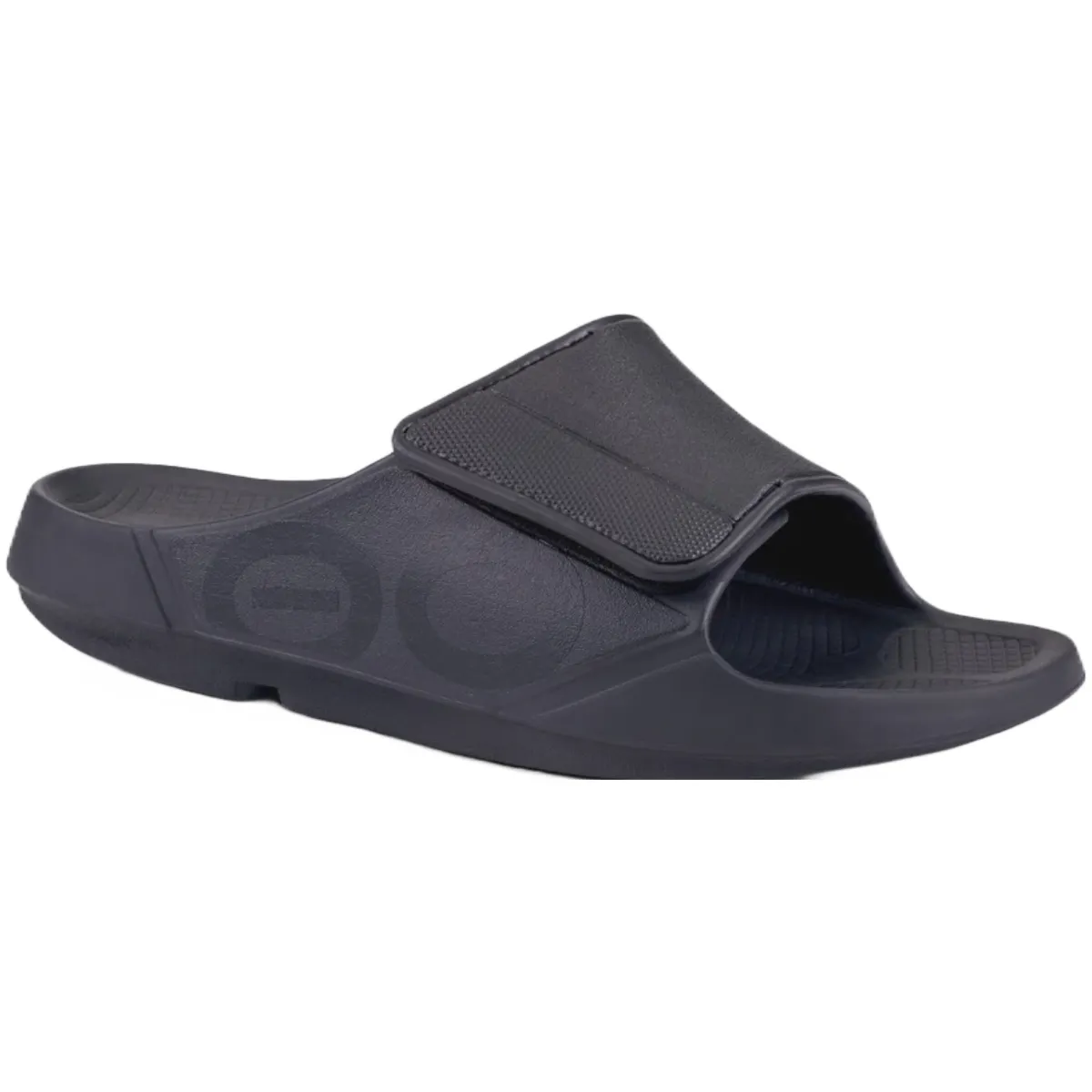 Oofos Ooahh Sport Flex Slide- Matte Black