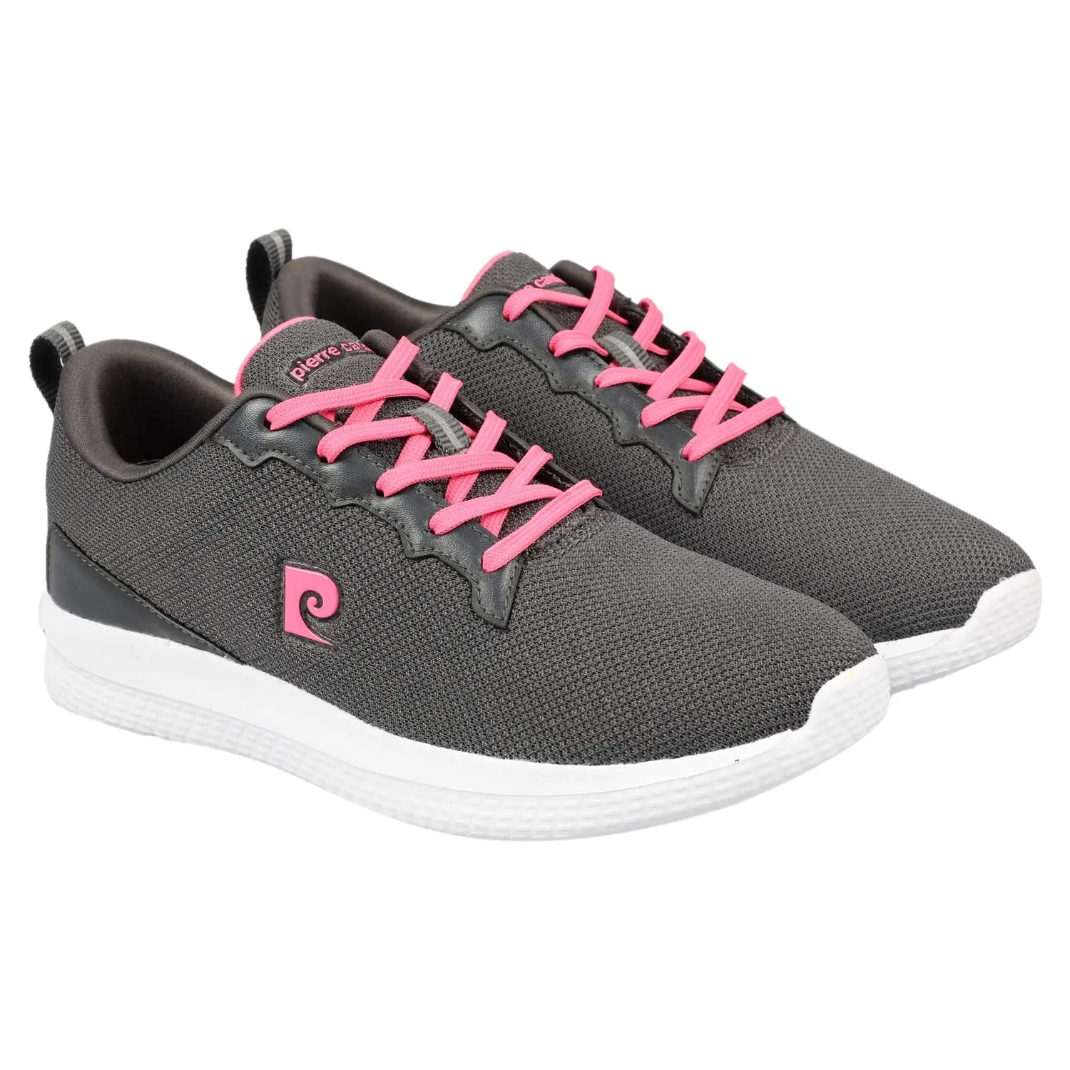 Pierre Cardin Women's Elle Un Dk.Grey-Pink Running Shoes-6 UK (39 EU) (Energia PC0300)