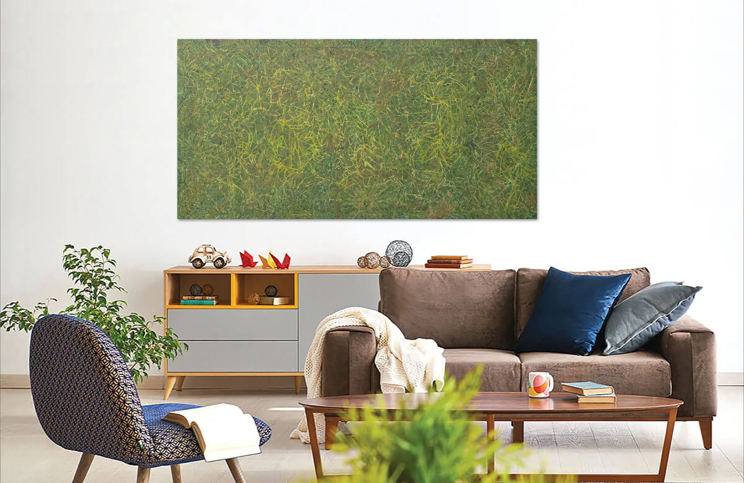 "Dance of Spring," original painting, 24" x 48"