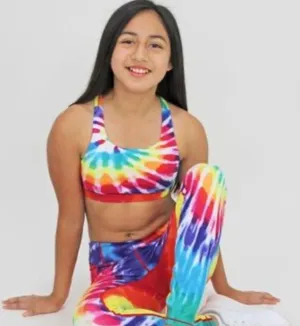 Rainbow Tie Dye Bra