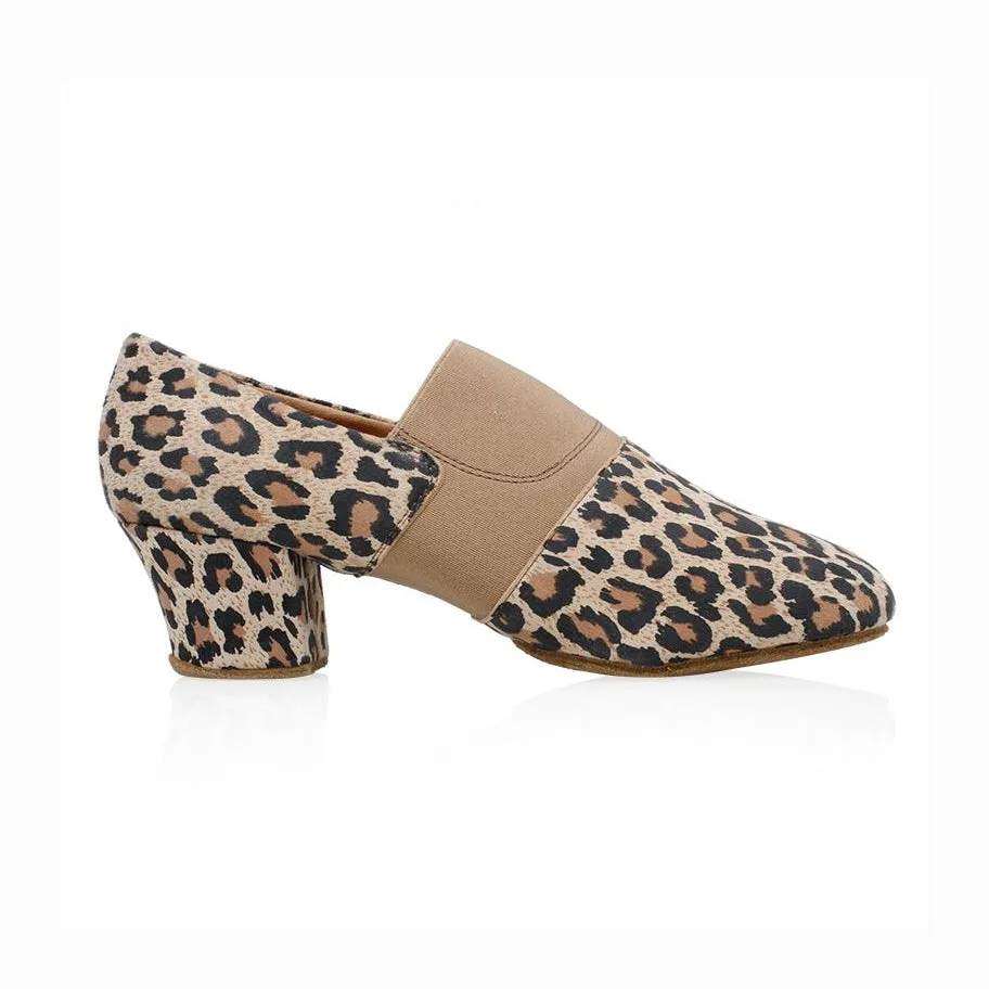 Ray Rose / Artsport: Luna | Leopard Nubuck/Elastic | 2.0" Notched