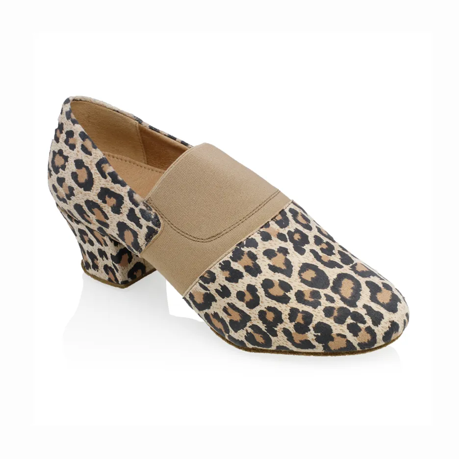 Ray Rose / Artsport: Luna | Leopard Nubuck/Elastic | 2.0" Notched