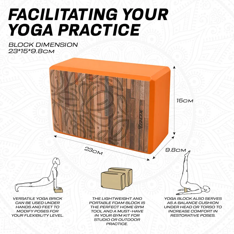 RDX D11 High Density EVA Foam Yoga Blocks Non-Slip Brick