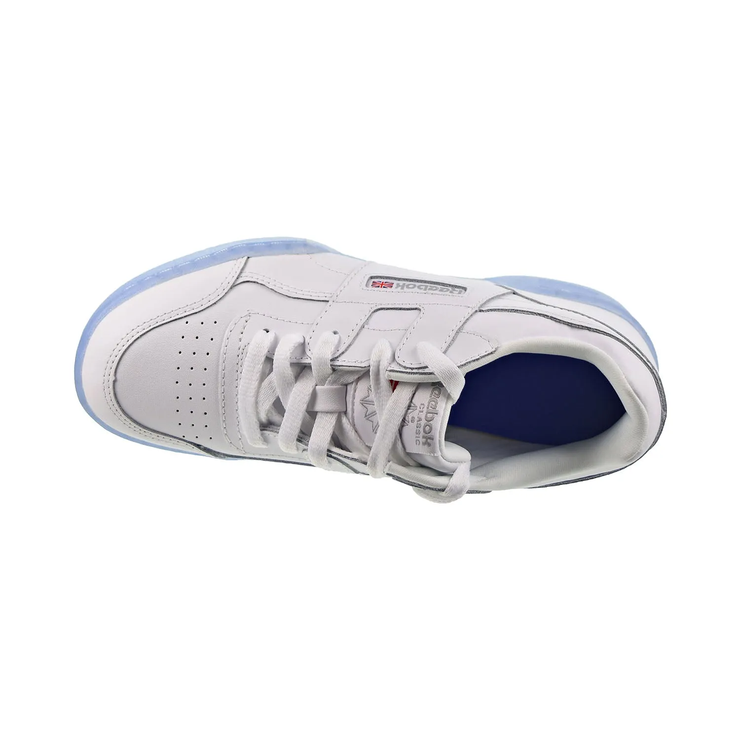 Reebok Workout Plus Big Kids' Shoes White-Carbon-Blue