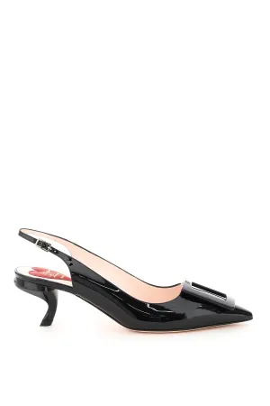 Roger vivier 'virgule' slingback pumps