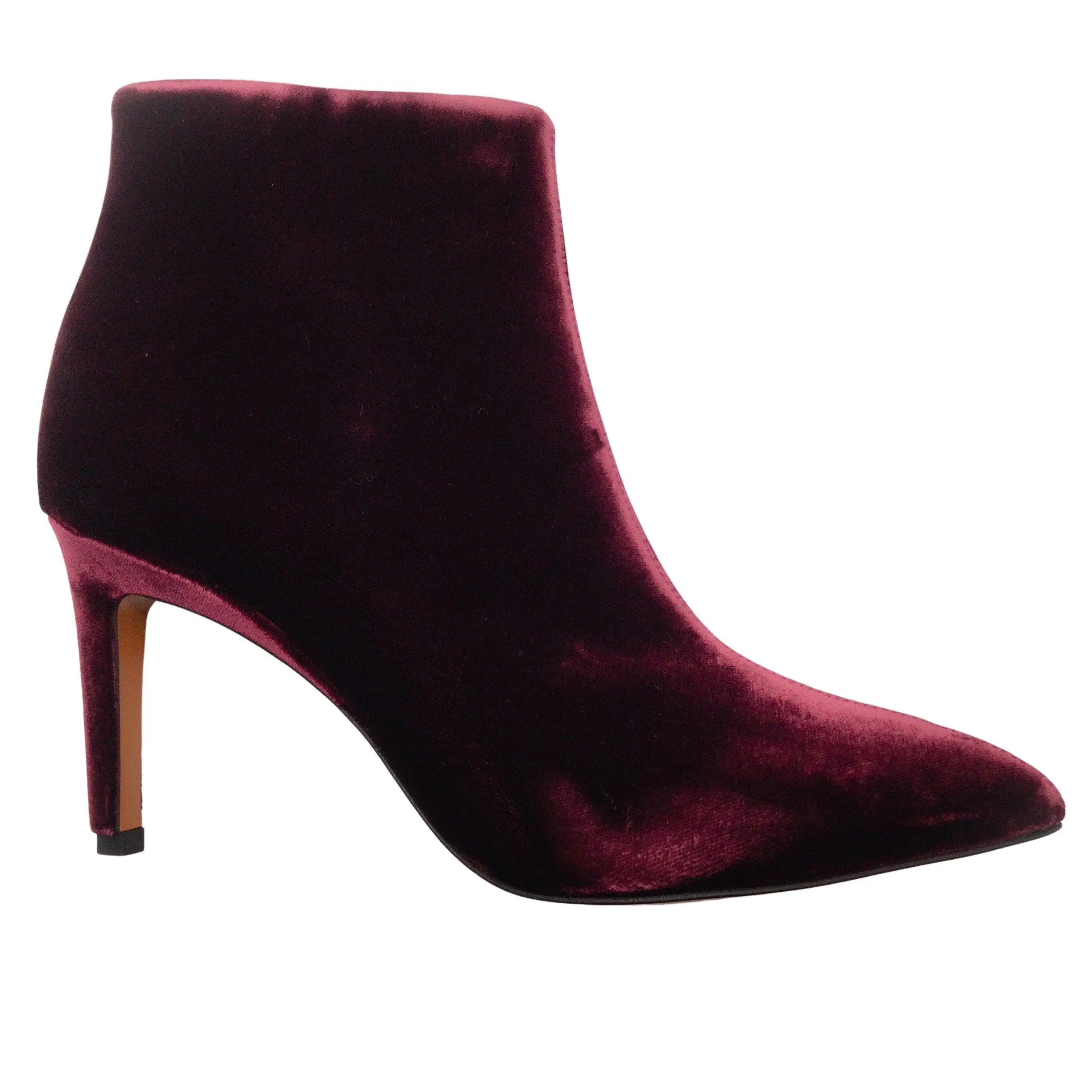 Santoni Burgundy Pointed Toe Boots/Booties