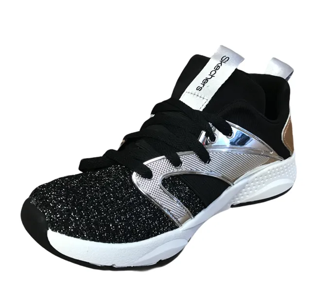 Skechers scarpa da sneakers da bambina Shine Status 84853L BLRG nero