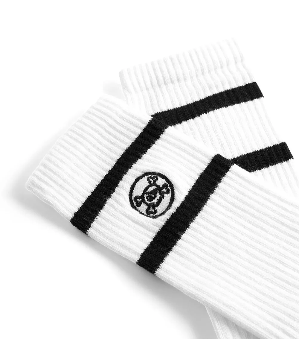 skull socks set (two pack)