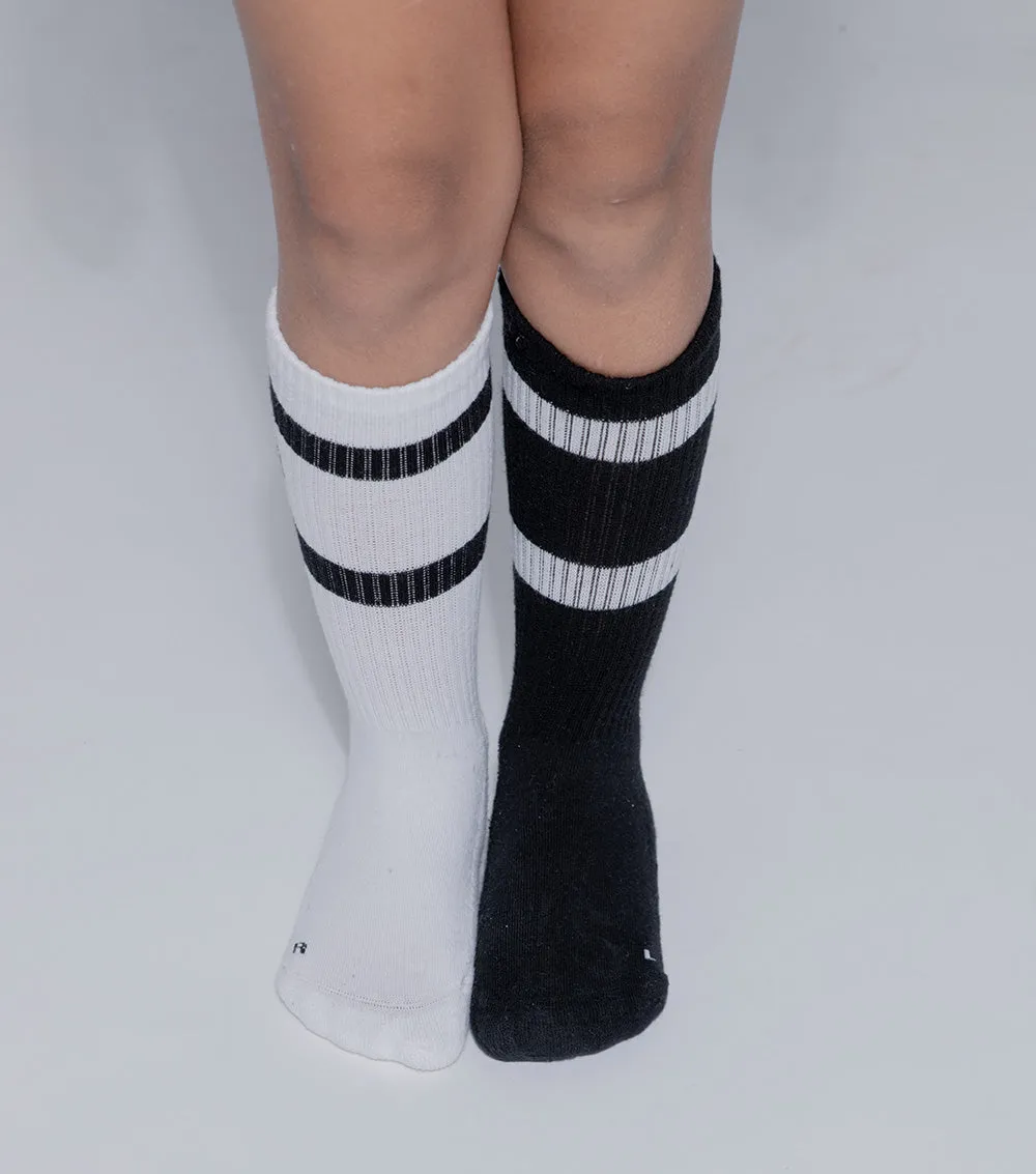 skull socks set (two pack)