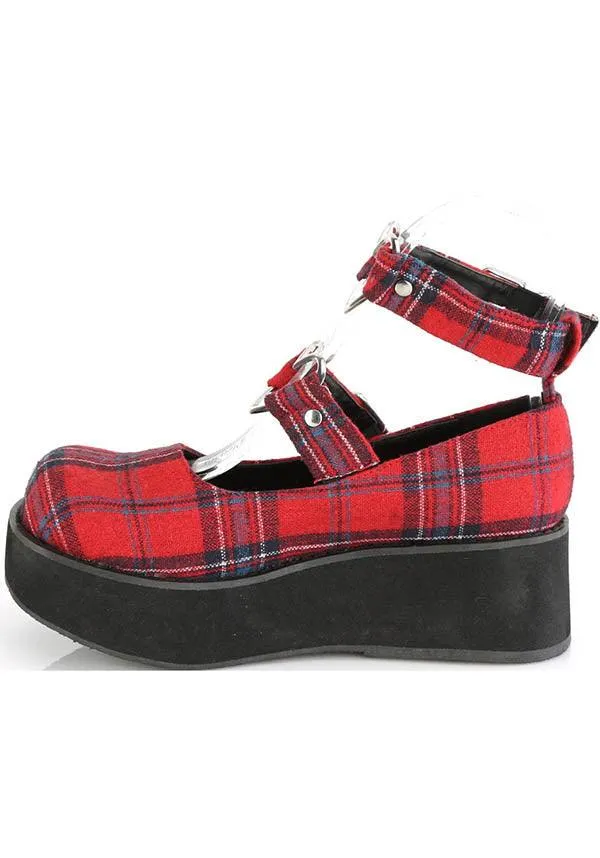 SPRITE-02 [Red Plaid] FLATS [PREORDER]