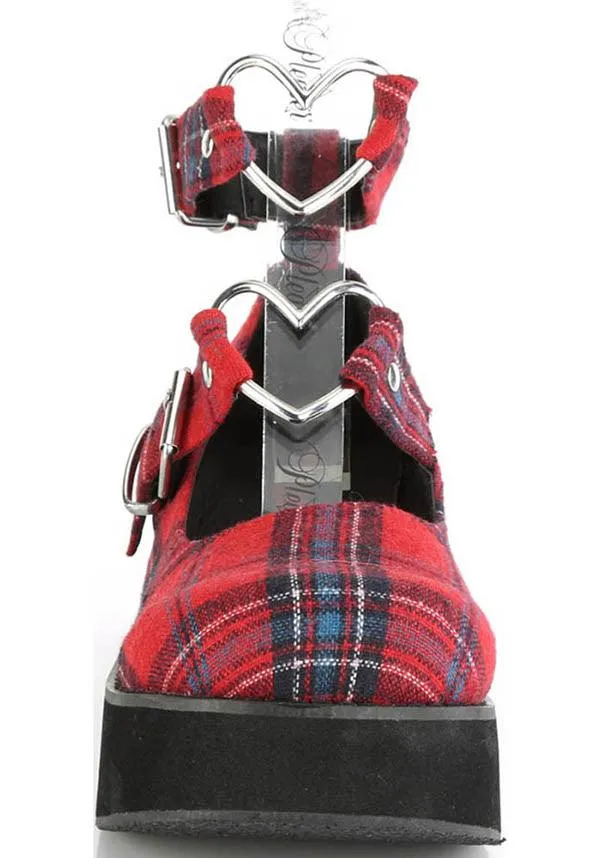 SPRITE-02 [Red Plaid] FLATS [PREORDER]