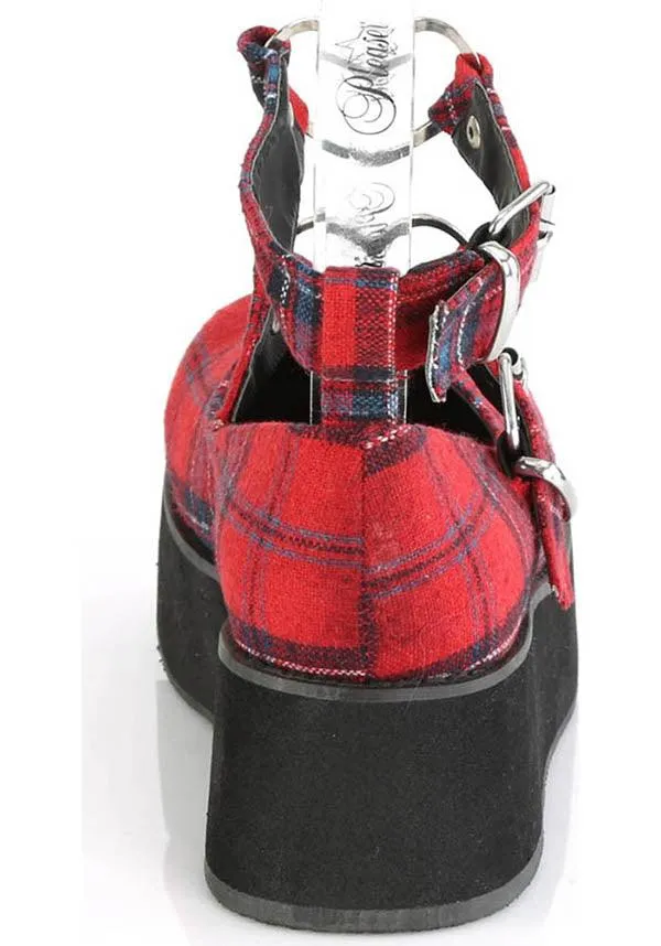 SPRITE-02 [Red Plaid] FLATS [PREORDER]