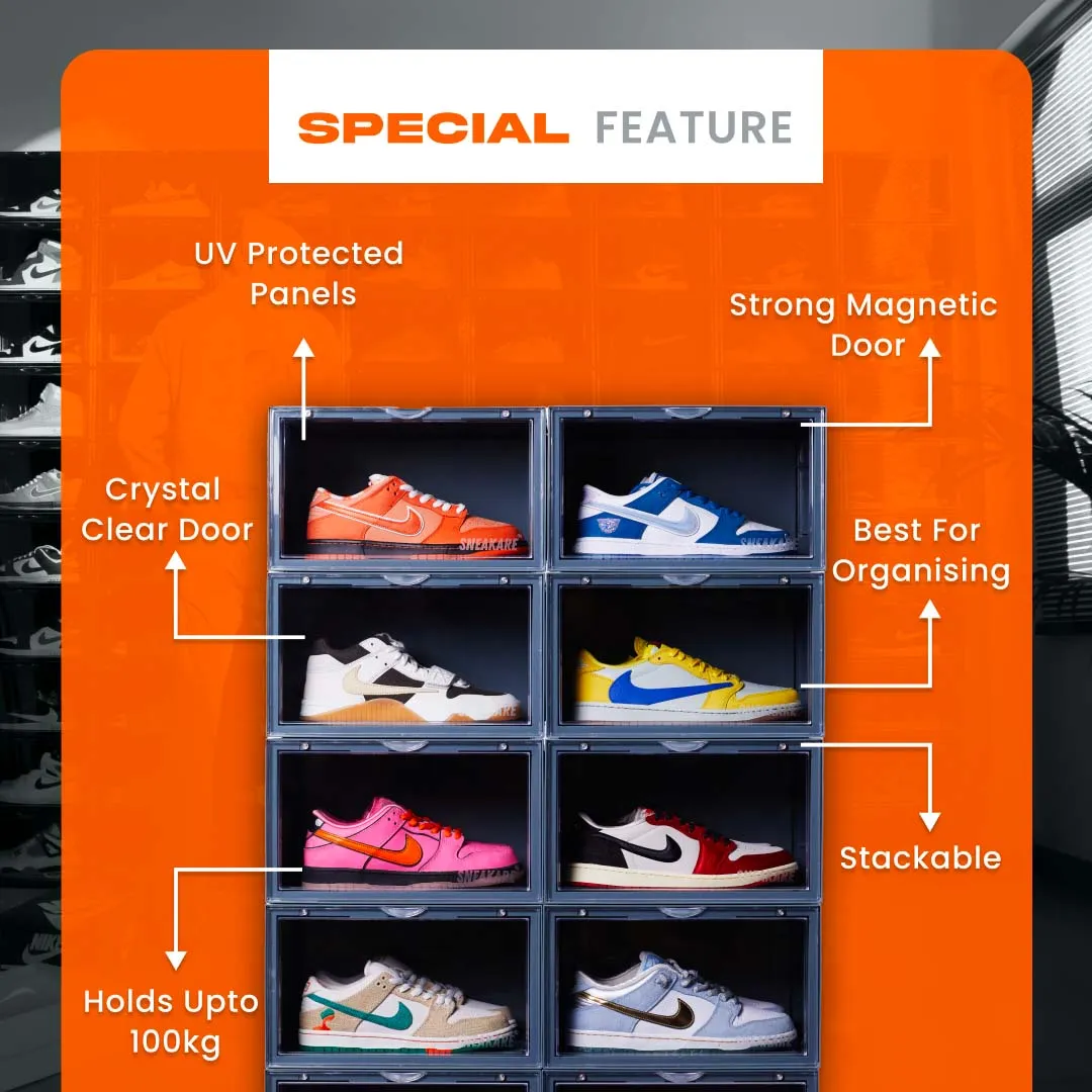 Stack'Em Sneaker Crates | Shoe Crates (Side Drop)