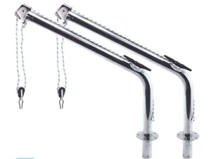 Stainless Steel  Davits Fixed (Pair) – 120kg Load, 900mm Height