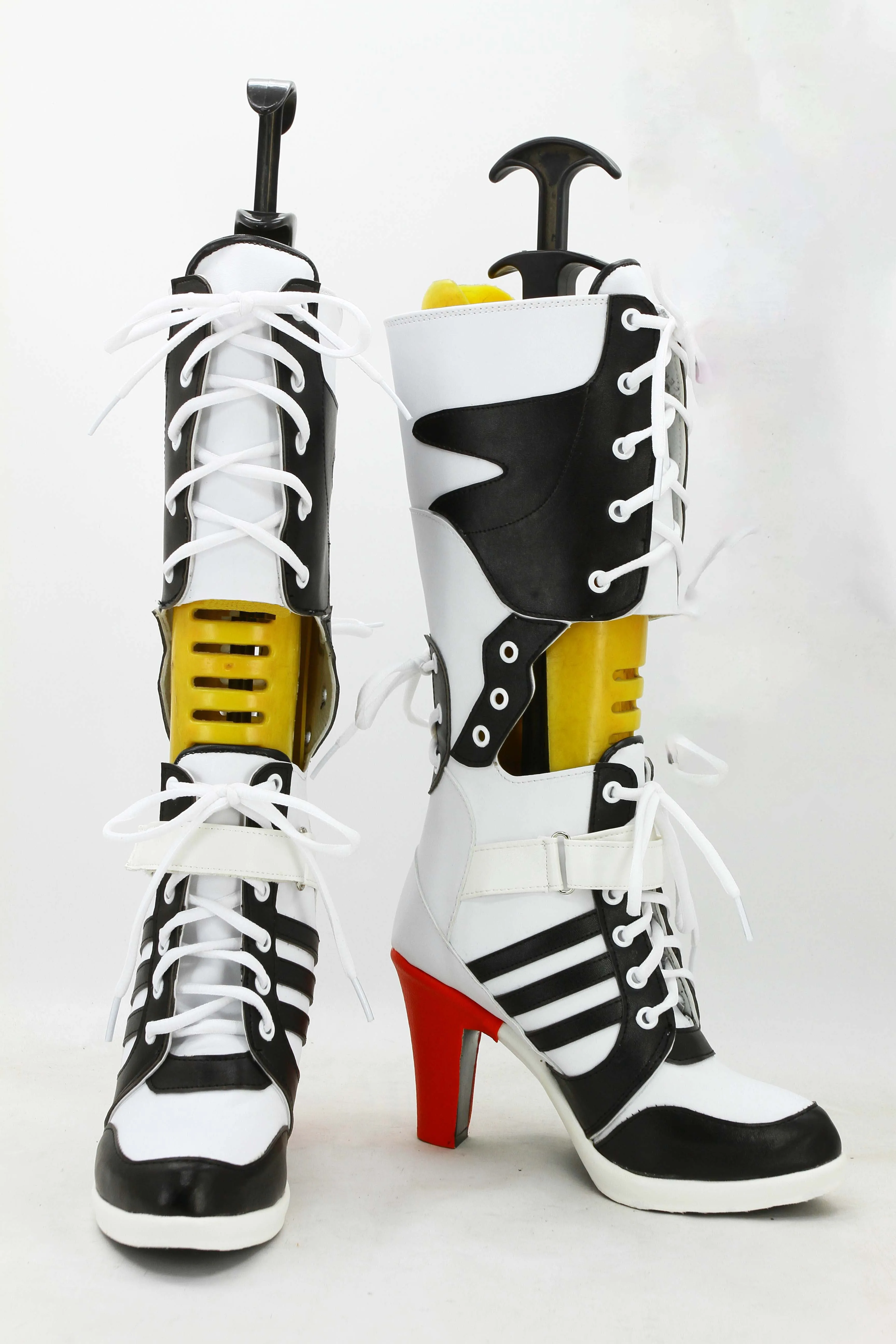 Suicide Squad Harley Quinn Boots High Heel Cosplay Shoes