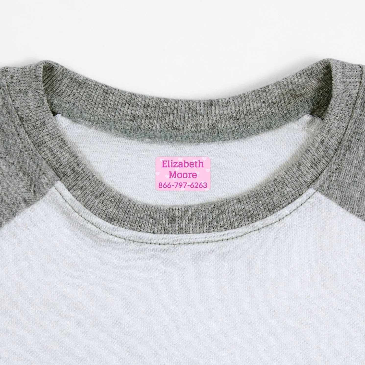 Sweetheart Iron-On Clothing Labels