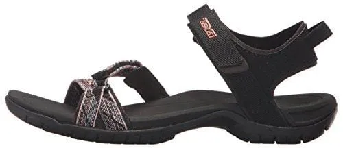 Teva Women's W Verra Sport Sandal, surf Black/Multi, 9 M US