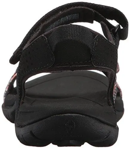 Teva Women's W Verra Sport Sandal, surf Black/Multi, 9 M US