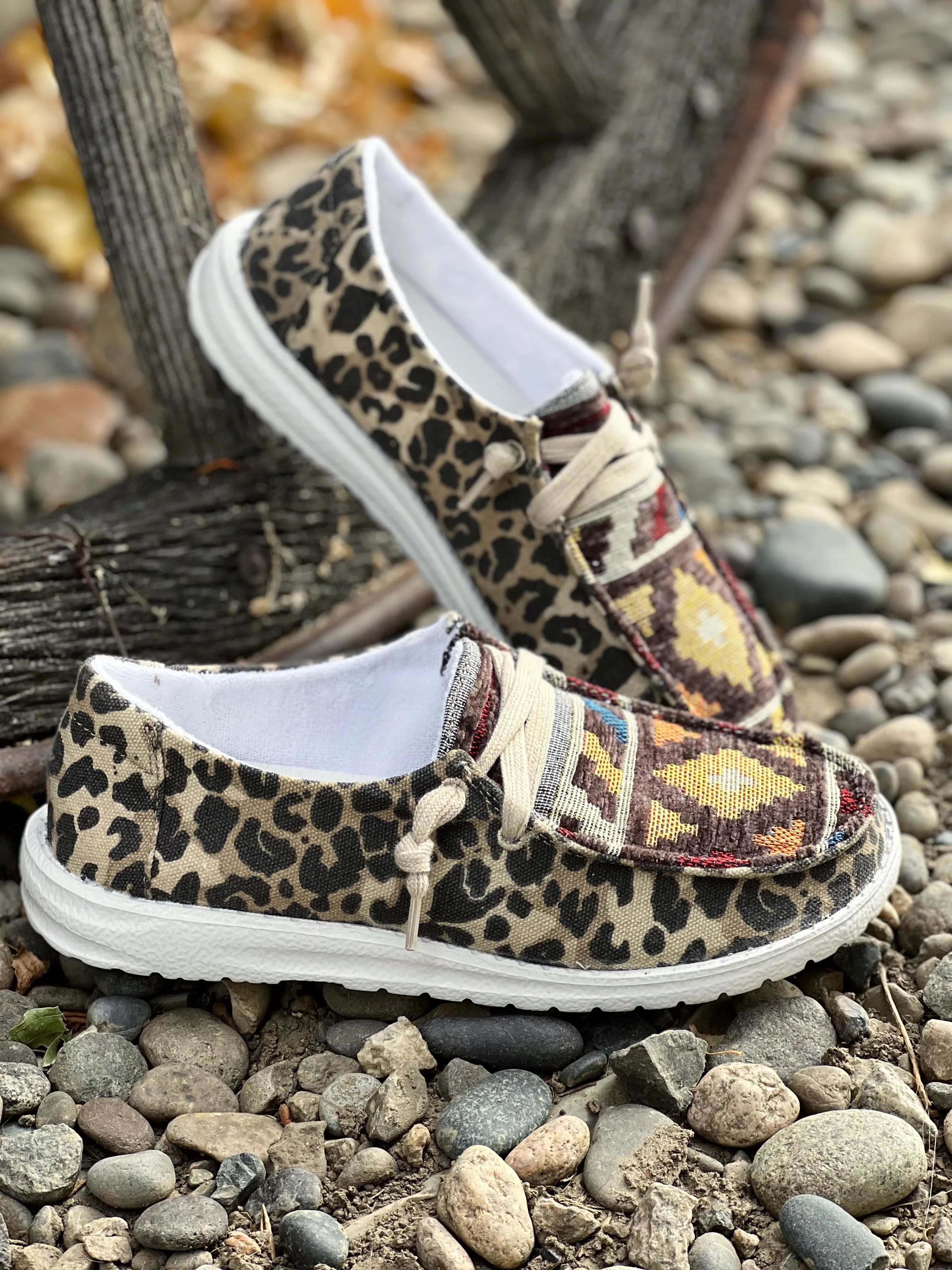 The Leopard and Aztec Sneaker