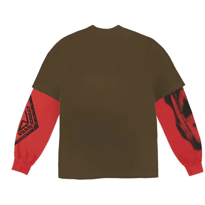 Travis Scott Cactus Jack Crossover Longsleeve Tee Brown